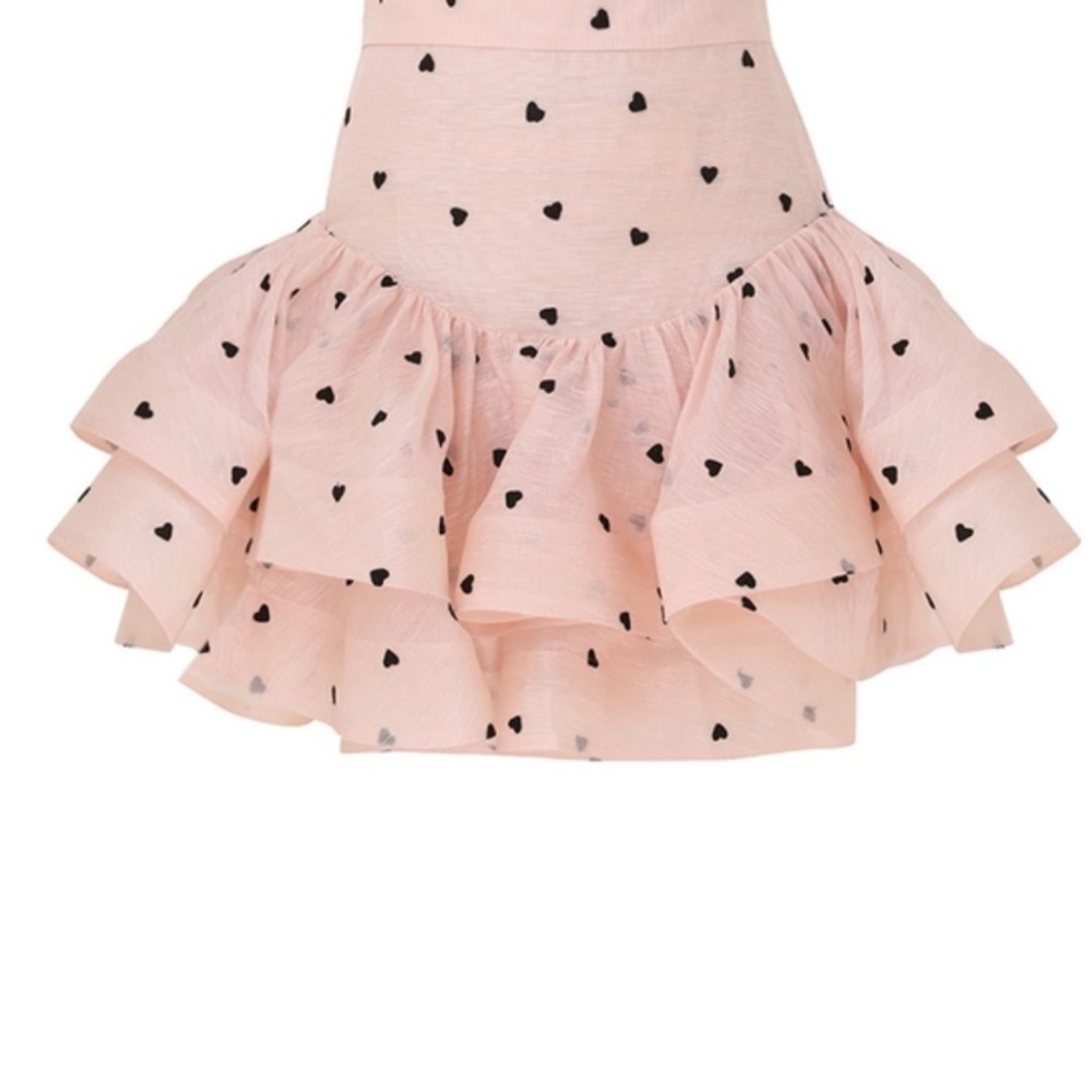 Zimmermann crush flip mini skirt